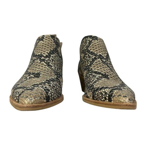Dolce Vita Sher Women’s Snakeprint Leather Pointed Ankle Boots Booties Sz‎ 9 - Picture 7 of 10